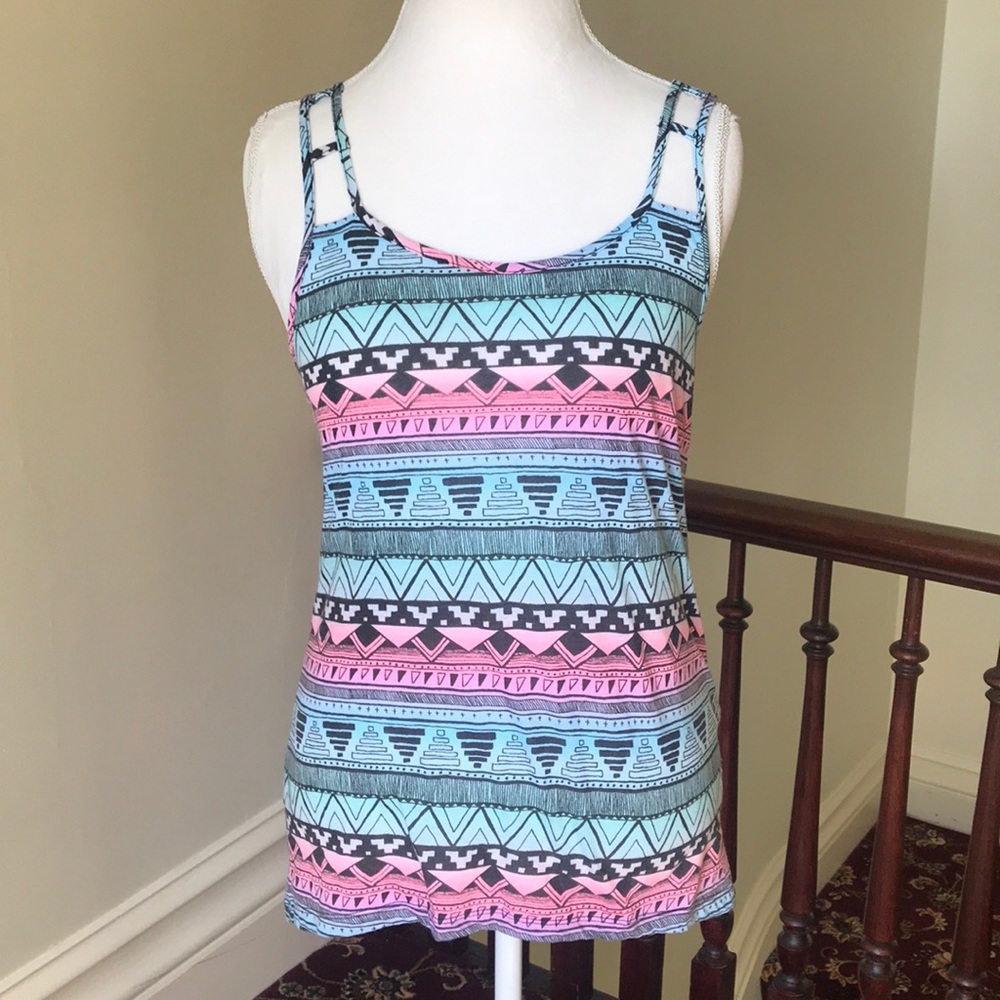 VICTORIAS SECRET PINK tribal tank top
